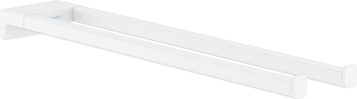 HANSGROHE AddStoris věšák na ručník dvouramenný, 445mm #41770700 - Matná bílá