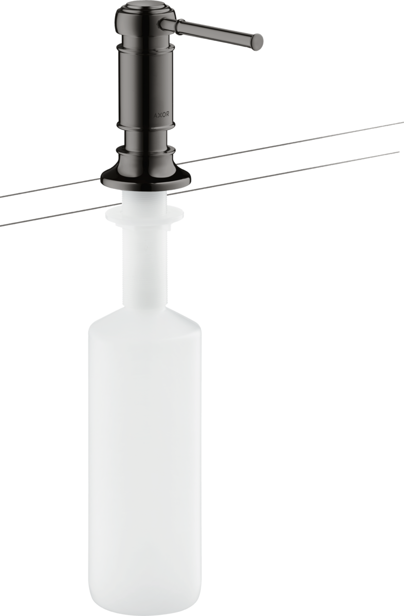 HANSGROHE AXOR Montreux Dávkovač tekutého mýdla / mycího prostředku #42018330 - leštěný černý chrom