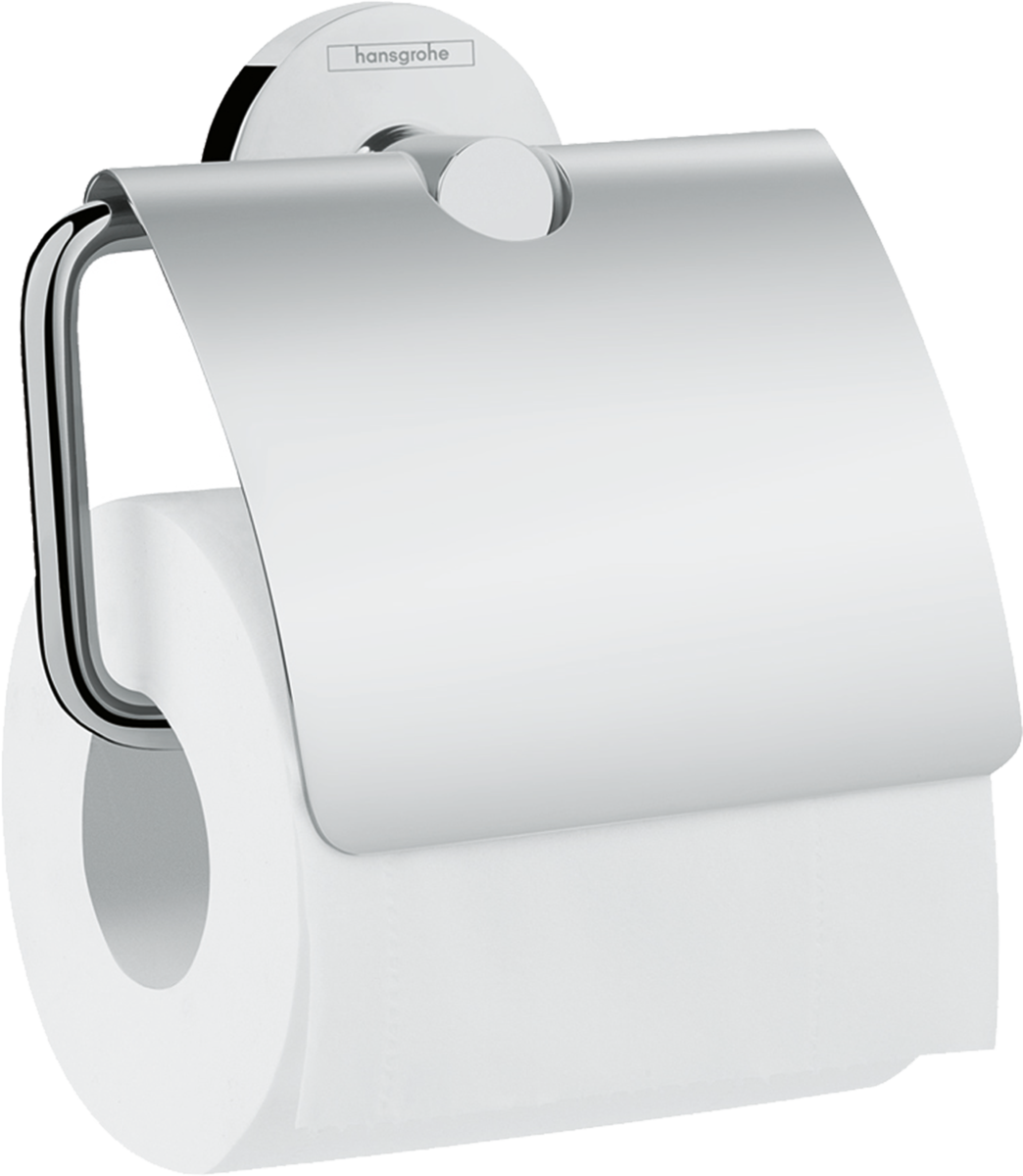 Зображення з  HANSGROHE Logis Universal Držák na toaletní papír s krytem #41723000 - chrom