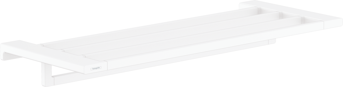 HANSGROHE AddStoris polička s držákem ručníku, 648mm #41751700 - Matná bílá