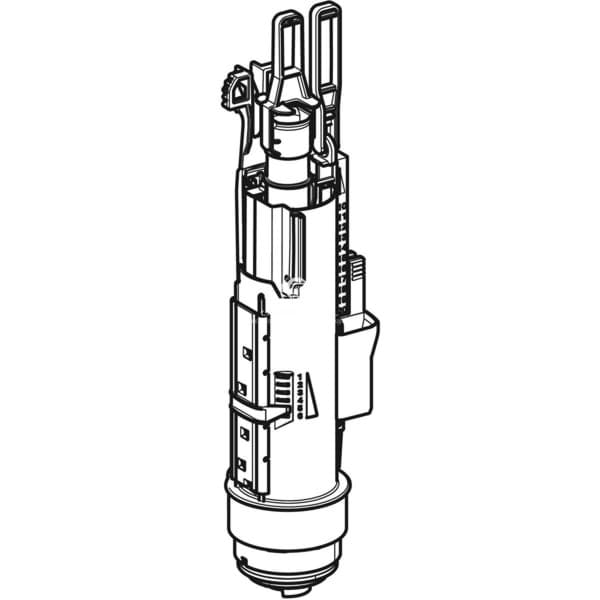 Obrázek GEBERIT vypouštěcí ventil typ 212, pro splachovací nádržku pod omítku Sigma, Delta a UP300 244.821.00.1
