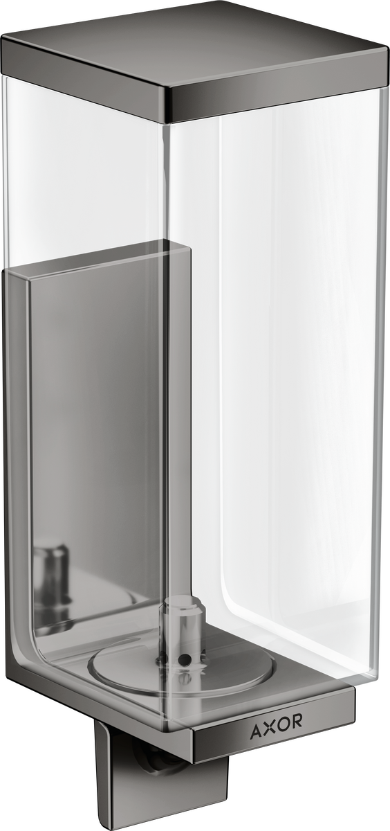 HANSGROHE AXOR Univerzální obdélníkový dávkovač pleťové vody #42610330 - leštěný černý chrom