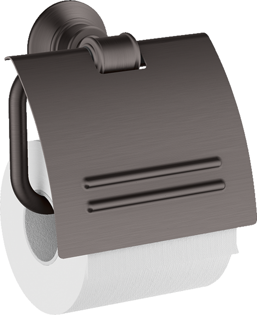 HANSGROHE AXOR Montreux Držák na toaletní papír #42036340 - kartáčovaný černý chrom