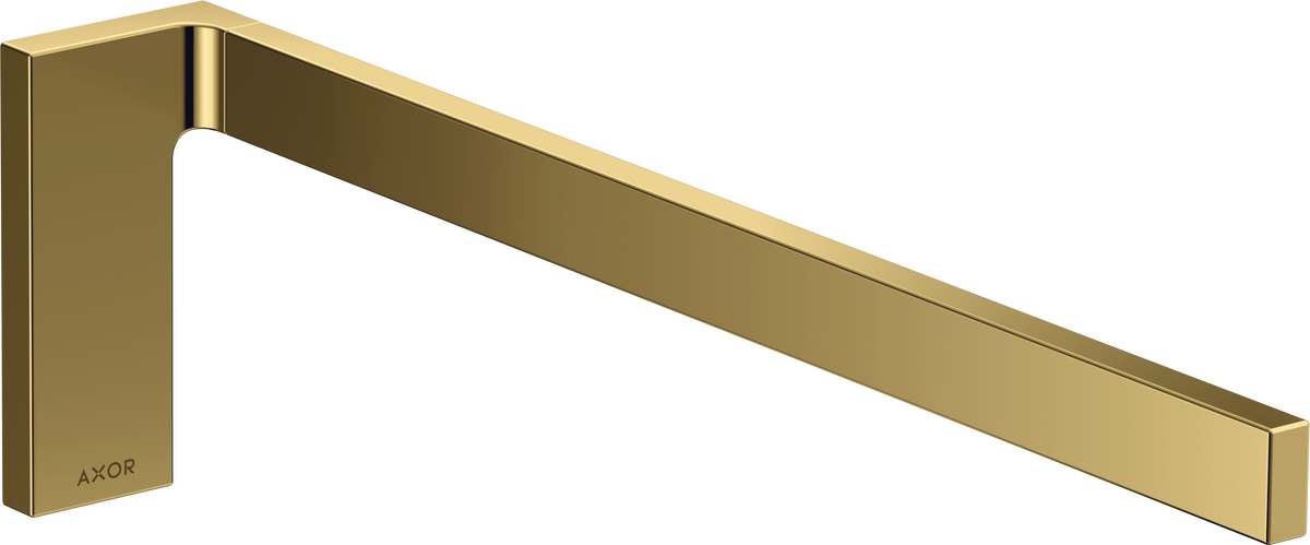 HANSGROHE AXOR Universal Rectangular Věšák na ručník #42626990 - leštěný vzhled zlata