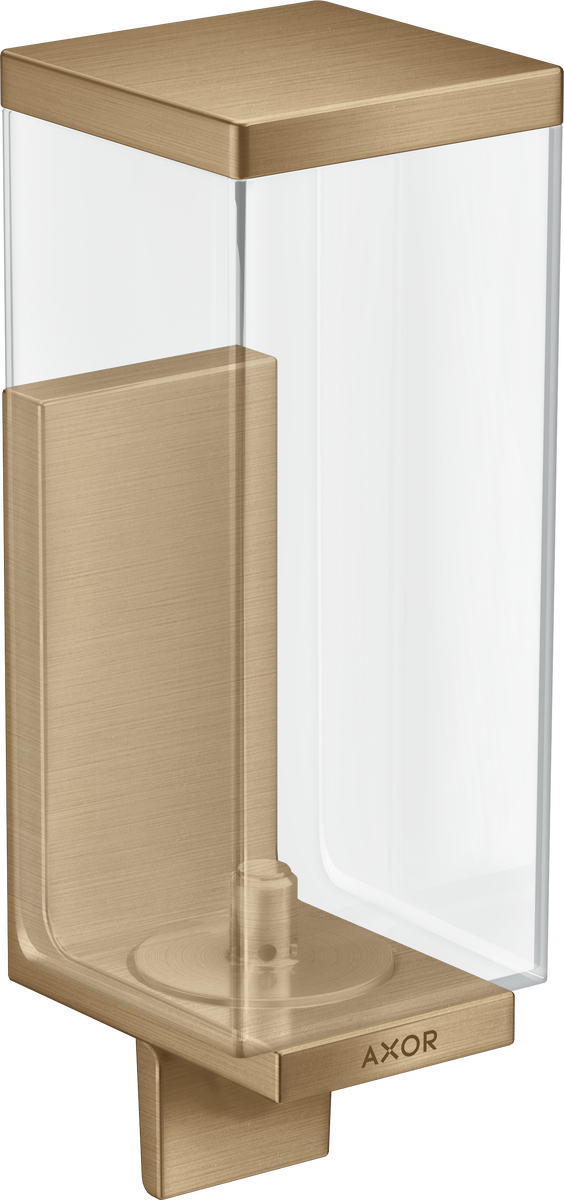 HANSGROHE AXOR Universal Rectangular Dávkovač tekutého mýdla #42610140 - kartáčovaný bronz