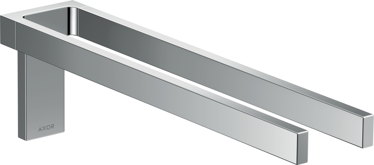 HANSGROHE AXOR Universal Rectangular Věšák na ručník, dvouramenný #42622000 - chrom