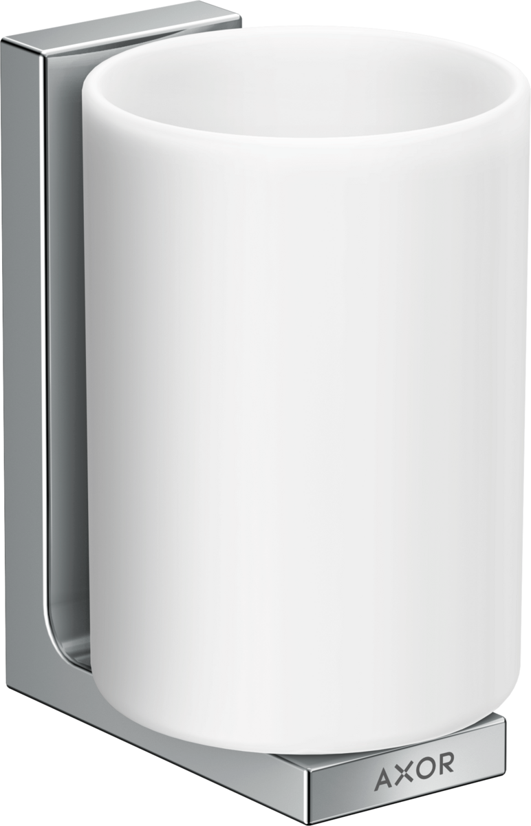 HANSGROHE AXOR Universal Rectangular Nádobka pro ústní hygienu #42604000 - chrom