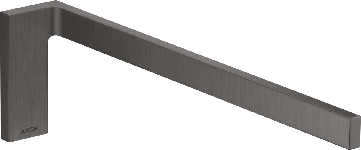 HANSGROHE AXOR Universal Rectangular Věšák na ručník #42626340 - kartáčovaný černý chrom