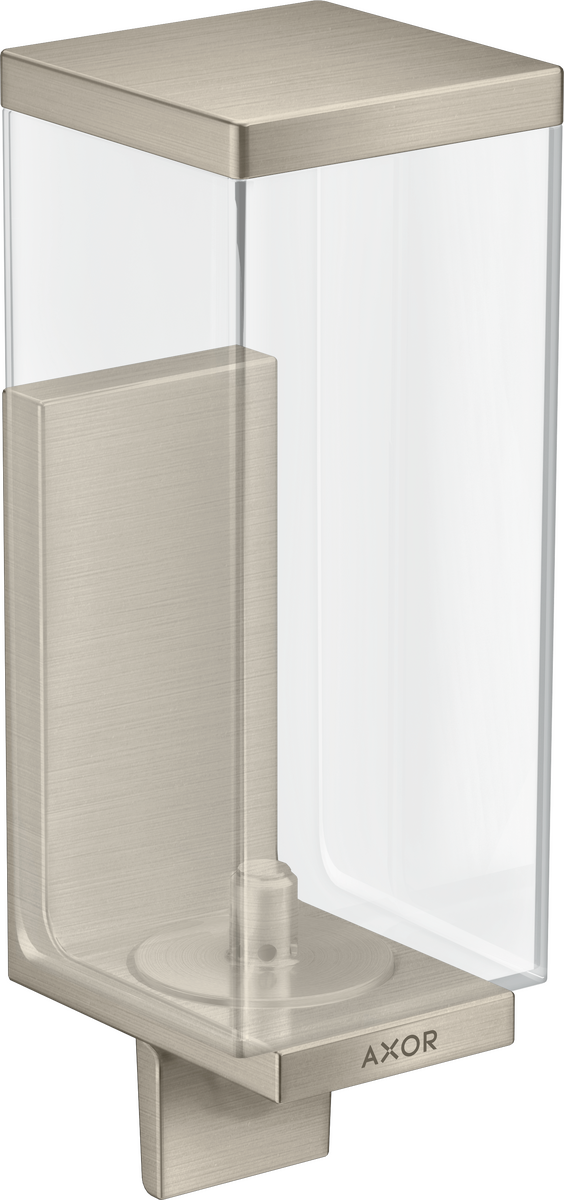 HANSGROHE AXOR Universal Rectangular Dávkovač tekutého mýdla #42610820 - kartáčovaný nikl