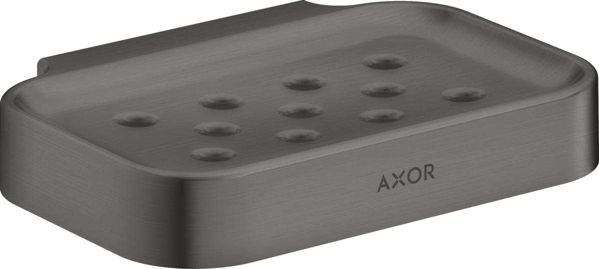 HANSGROHE AXOR Univerzální kruhová mýdlenka #42805340 - kartáčovaný černý chrom