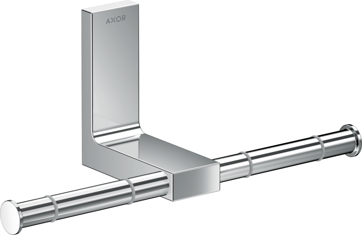 HANSGROHE AXOR Universal Rectangular Držák na toaletní papír dvojitý #42657000 - chrom