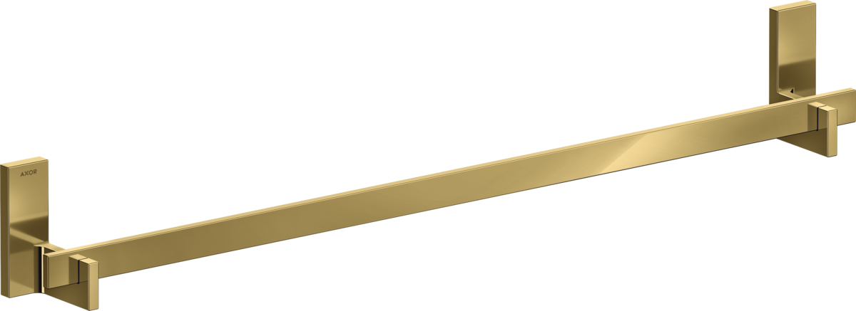 HANSGROHE AXOR Universal Rectangular Věšák na osušku 800 mm #42683990 - leštěný vzhled zlata