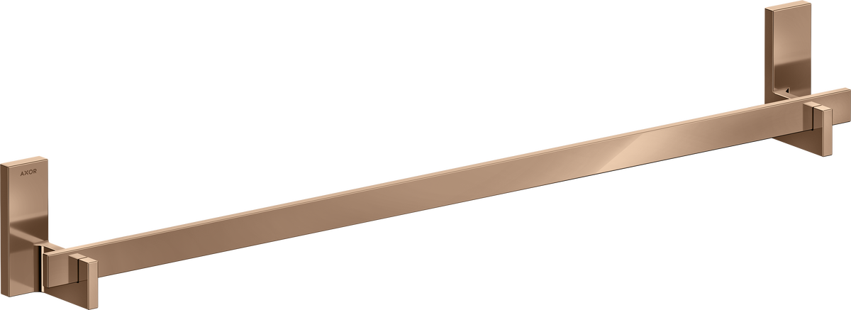 HANSGROHE AXOR Univerzální obdélníkový držák na ručníky 800 mm #42683300 - leštěný červenozlatý