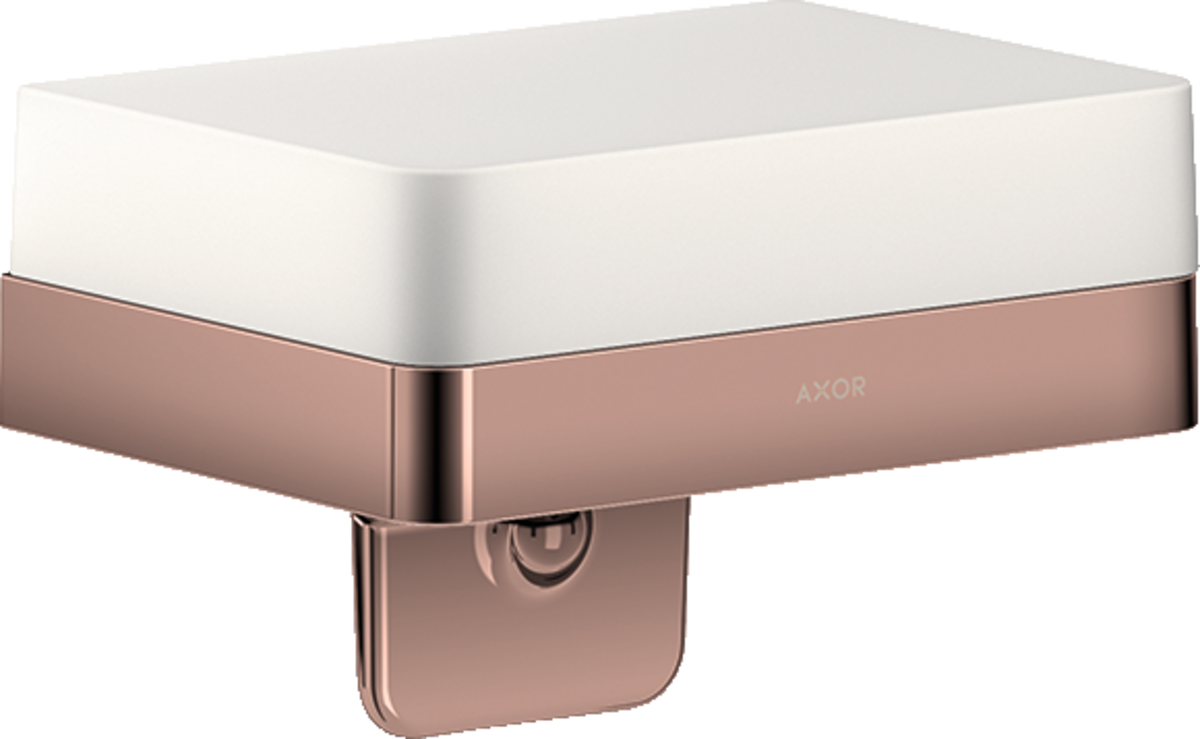 HANSGROHE AXOR Universal dávkovač tekutého mýdla/polička #42819300 - Polished Red Gold
