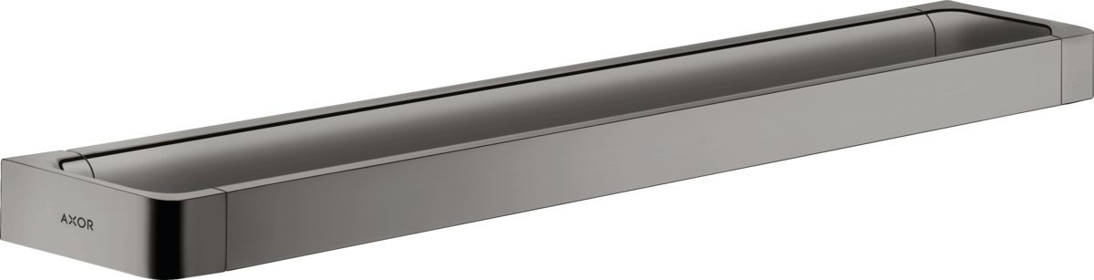 HANSGROHE AXOR Univerzální zábradlí Softsquare na ručníky 600 mm #42832330 - leštěný černý chrom
