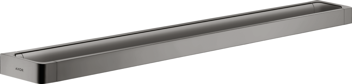 HANSGROHE AXOR Univerzální zábradlí Softsquare na ručníky 800 mm #42833330 - leštěný černý chrom