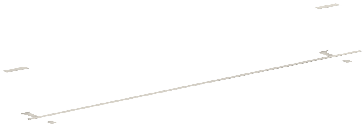 HANSGROHE AXOR Univerzální obdélníkový držák ručníků 600 mm #42661800 - nerezová ocel Optic