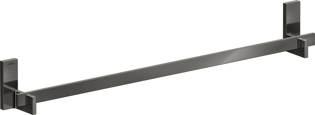 HANSGROHE AXOR Univerzální obdélníkový držák na ručníky 800 mm #42683330 - leštěný černý chrom