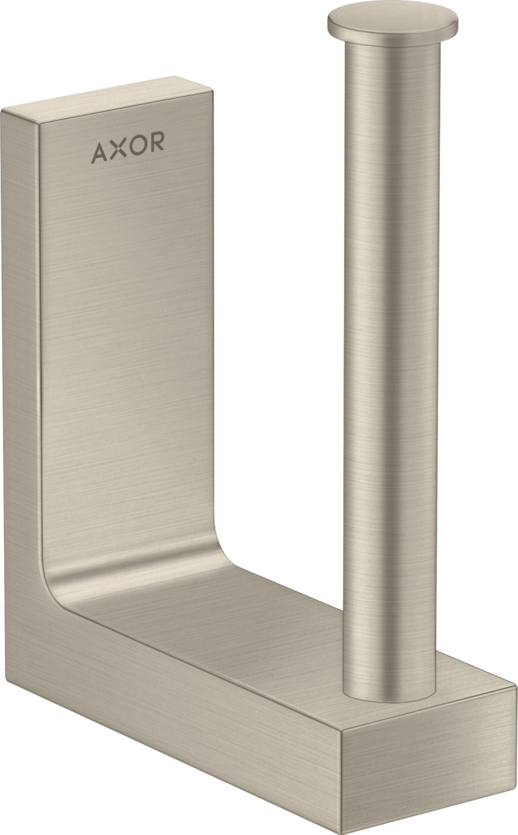 HANSGROHE AXOR Universal Rectangular Držák na zásobní toaletní papír #42654820 - kartáčovaný nikl