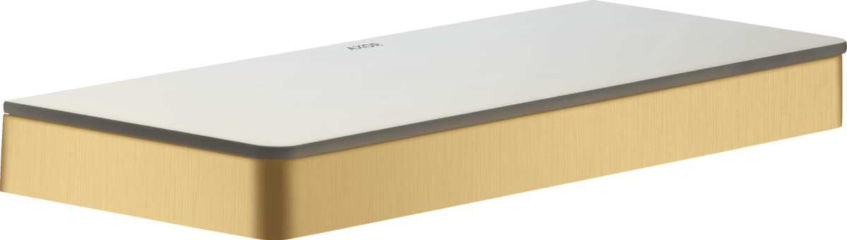 HANSGROHE AXOR Universal Softsquare polička 300mm #42838250 - Brushed Gold Optic