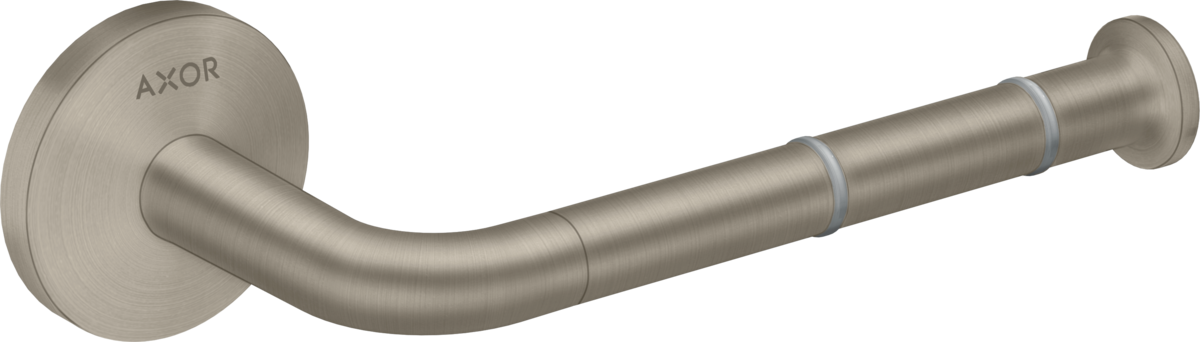 HANSGROHE AXOR Univerzální kruhový držák na toaletní papír #42856820 - kartáčovaný nikl