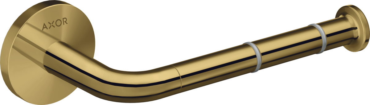 HANSGROHE AXOR Univerzální kruhový držák na toaletní papír #42856990 - Polished Gold Optic