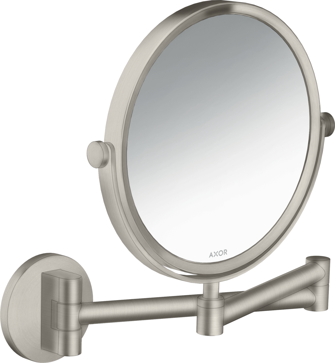 HANSGROHE AXOR Univerzální kruhové zrcadlo na holení #42849800 - nerezová ocel Optic