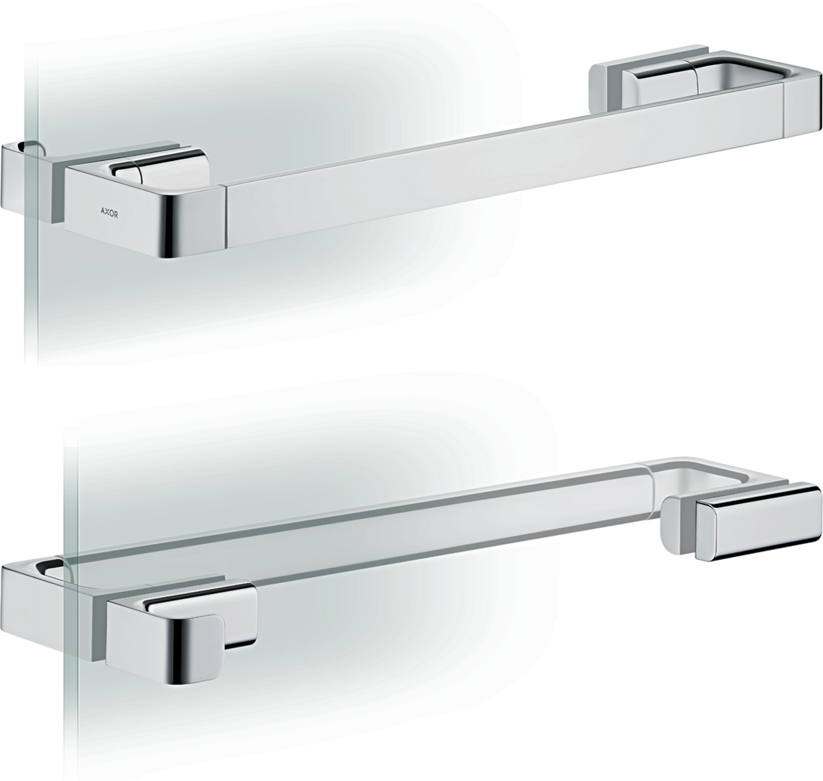 HANSGROHE AXOR Universal Doplňky Rukojeť dveří sprchy 444 mm #42837140 - kartáčovaný bronz