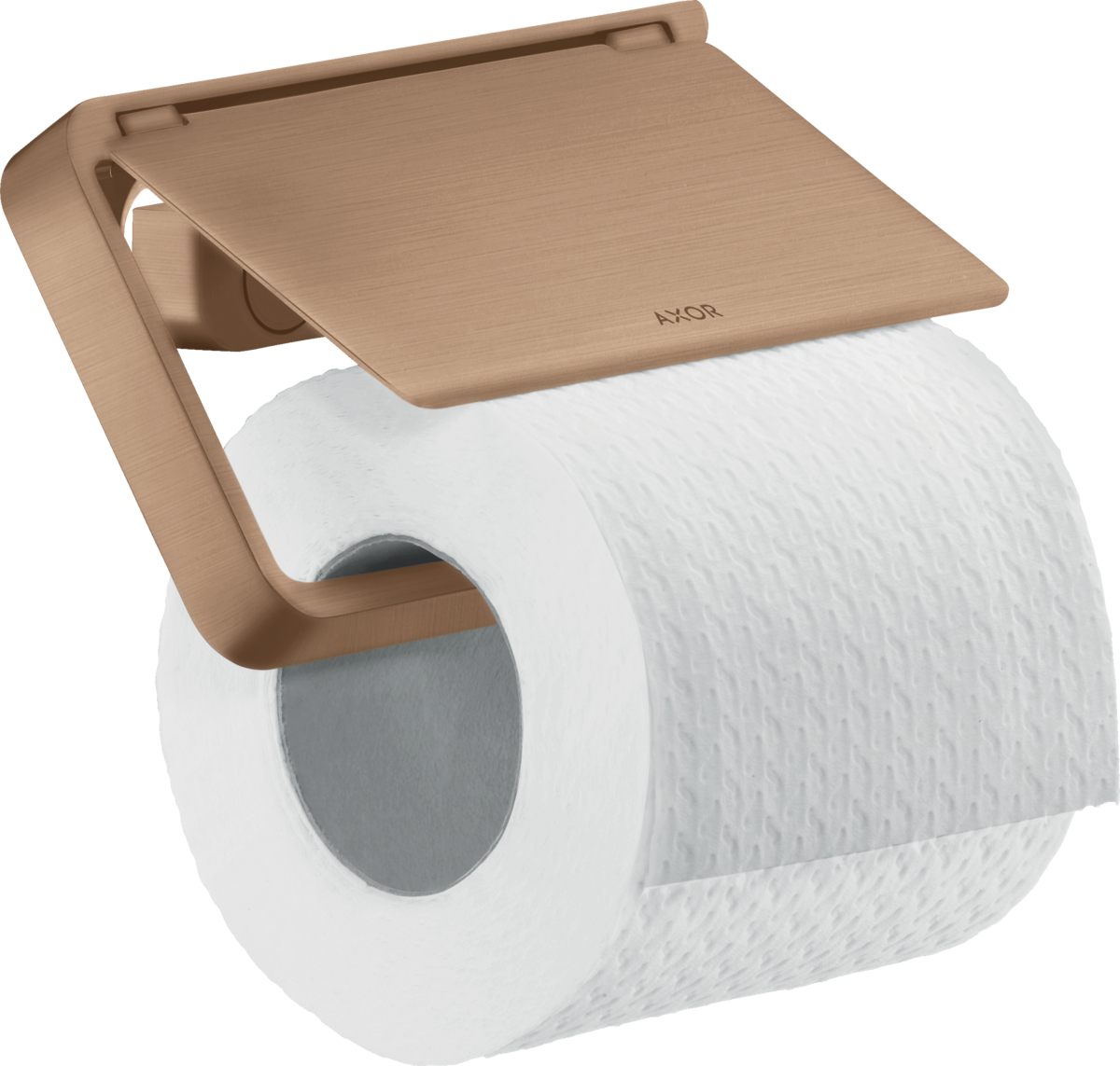 HANSGROHE AXOR Universal Softsquare držák toaletního papíru #42836310 - Brushed Red Gold