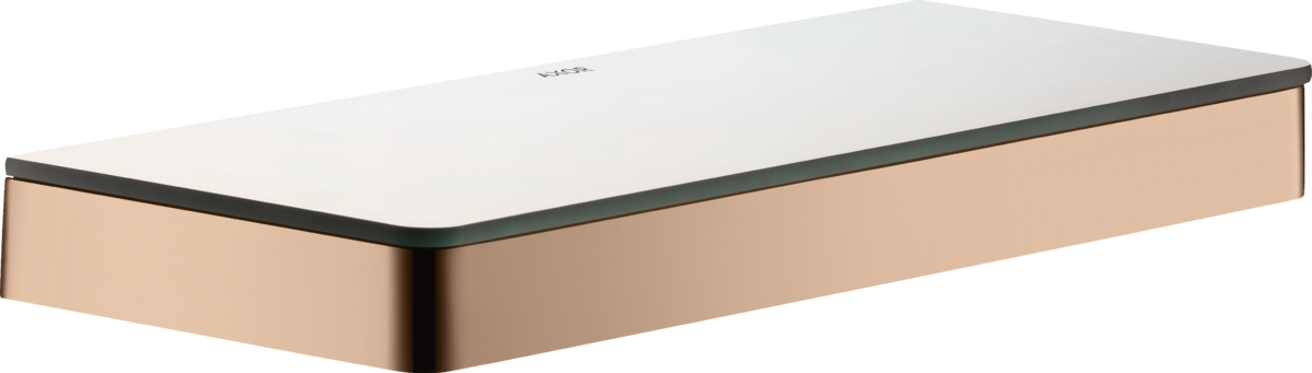HANSGROHE Univerzální police AXOR Softsquare 300 #42838300 - Leštěná červená zlatá