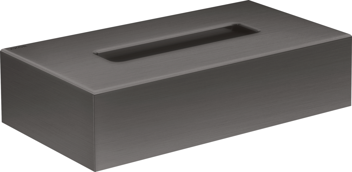 HANSGROHE AXOR Univerzální kruhový box na kapesníky #42873340 - kartáčovaný černý chrom