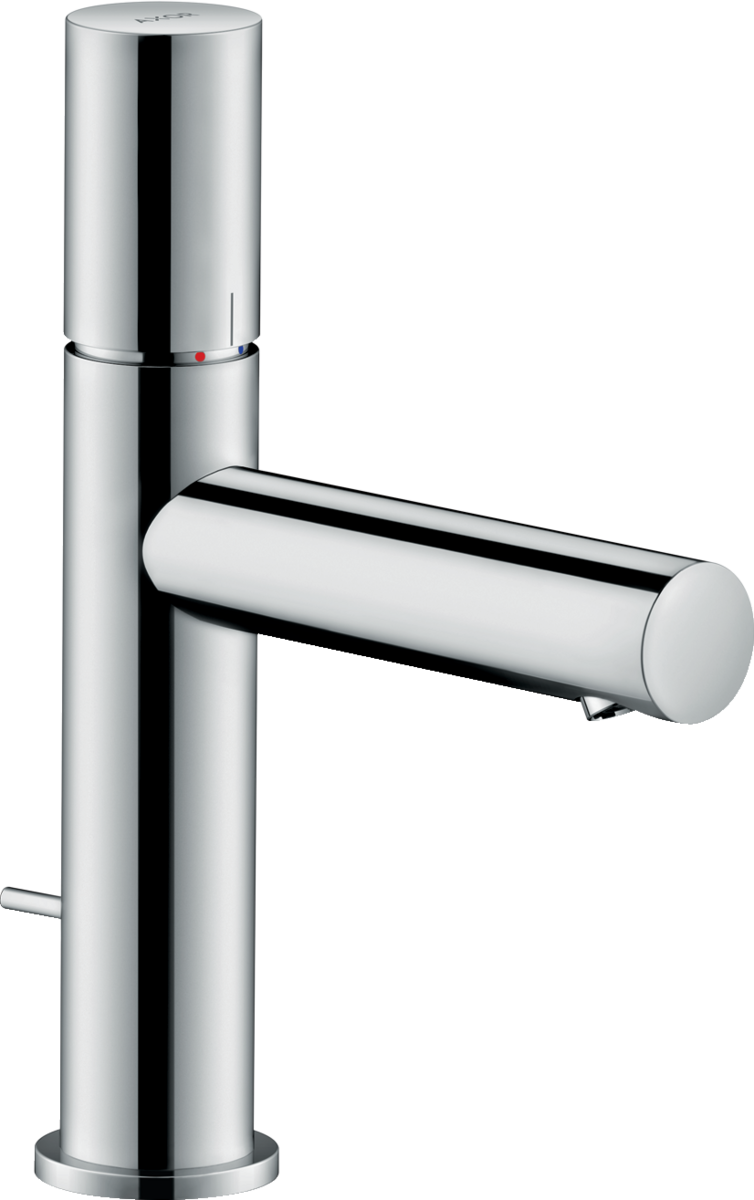 HANSGROHE AXOR Uno Páková umyvadlová baterie 110 s rukojetí Zero, s odtokovou soupravou s táhlem #45001000 - chrom