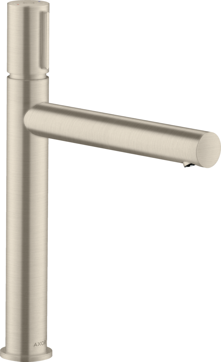 HANSGROHE AXOR Uno Select 200 umyvadlová baterie pro umyvadla na desku s výsuvným odpadem #45013820 - kartáčovaný nikl