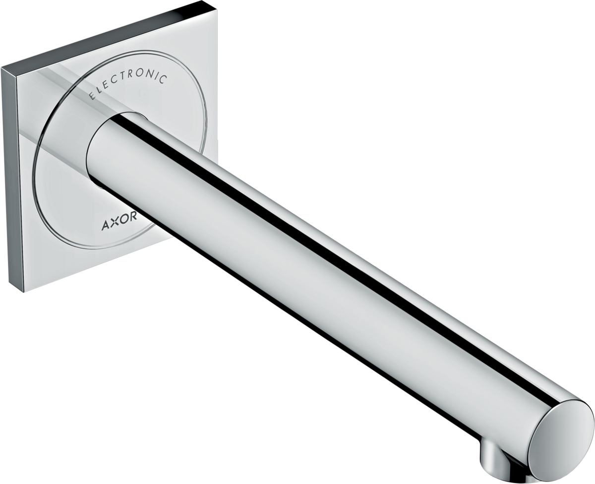 HANSGROHE AXOR Uno Elektronická umyvadlová baterie pod omítku, montáž na stěnu, s výtokem 221 mm #45111000 - chrom