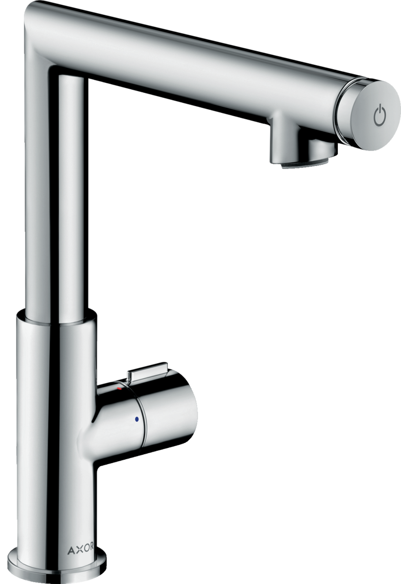 HANSGROHE AXOR Uno Umyvadlová baterie Select 220 s odtokovou soupravou s táhlem #45016000 - chrom