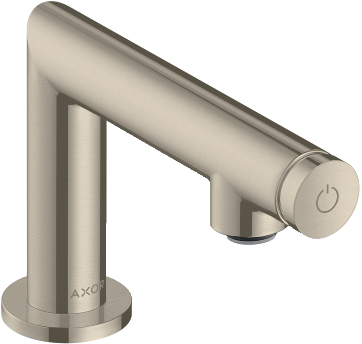 HANSGROHE AXOR Uno Stojánkový ventil 80 bez odtokové soupravy #45130820 - kartáčovaný nikl