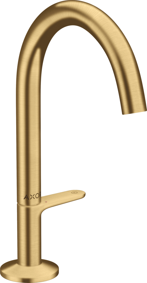 HANSGROHE AXOR One umyvadlová baterie s výpustí #48020250 - Brushed Gold Optic