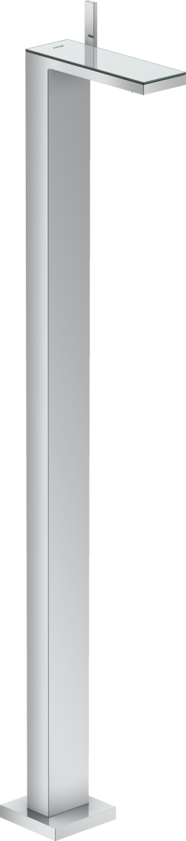 HANSGROHE AXOR MyEdition Páková umyvadlová baterie volně stojící na podlaze s odtokovou soupravou Push-Open #47040000 - chrom/zrcadlové sklo