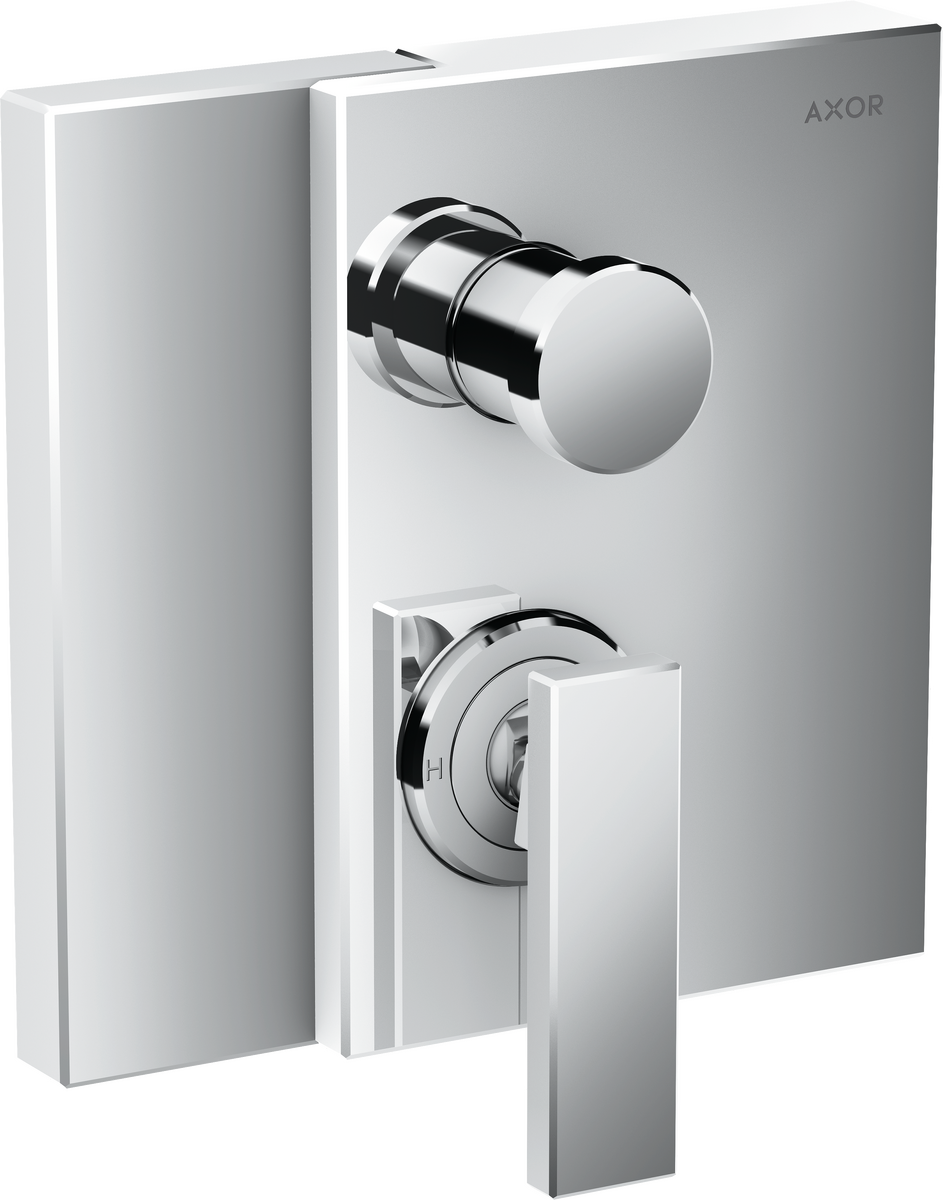 HANSGROHE Podomítková jednopáková vanová baterie AXOR Edge s integrovanou bezpečnostní kombinací podle normy EN1717 #46420000