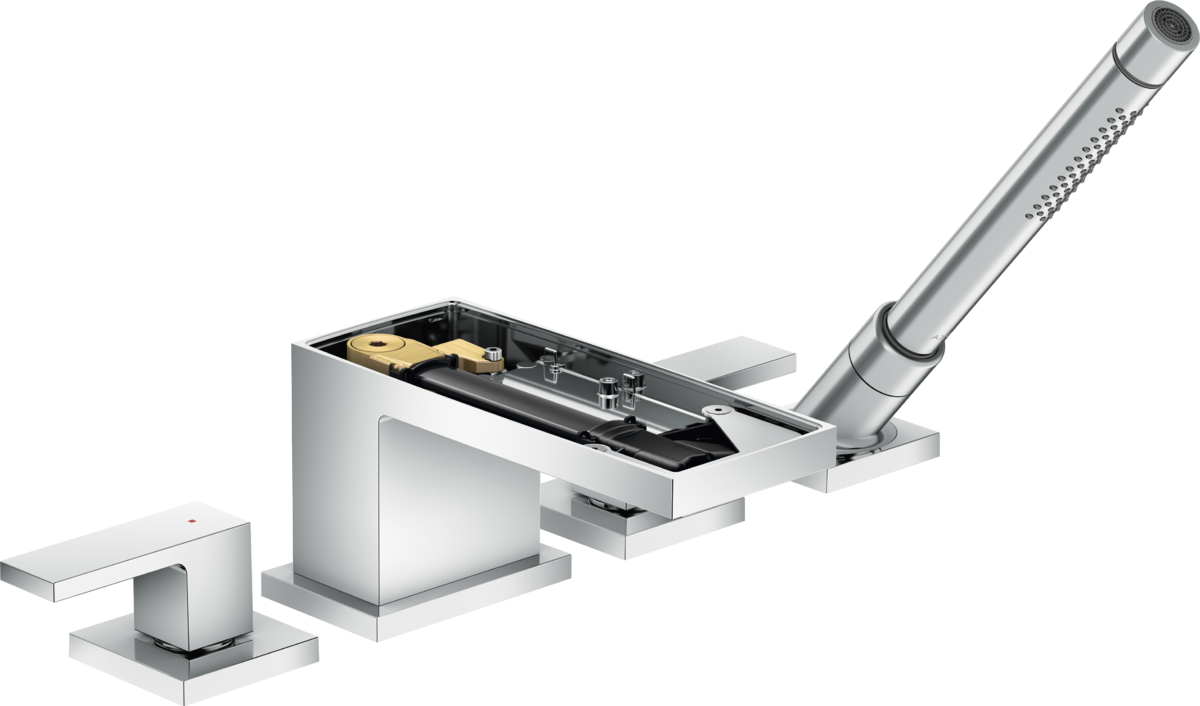 HANSGROHE AXOR MyEdition 4otvorová baterie na okraj vany, bez destičky #47432000 - chrom