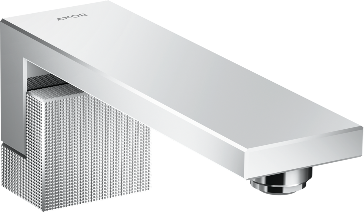 HANSGROHE AXOR Edge Vanový výtok - diamantový brus #46411000 - chrom