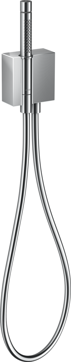 HANSGROHE Jednotka AXOR Edge Porter s tyčovou ruční sprchou se 2 tryskami a sprchovou hadicí #46520000 - chrom