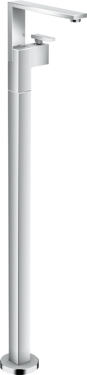 HANSGROHE Jednopáková umyvadlová baterie AXOR Edge stojánková s push-open výsuvným odpadem #46040000 - chrom