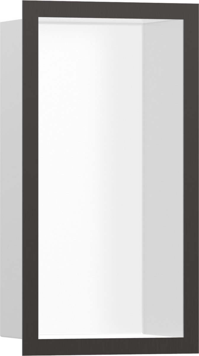 HANSGROHE XtraStoris Individual Stěnový výklenek matná bílá, s designovým rámem 300/150/100 #56096340 - matná bílá