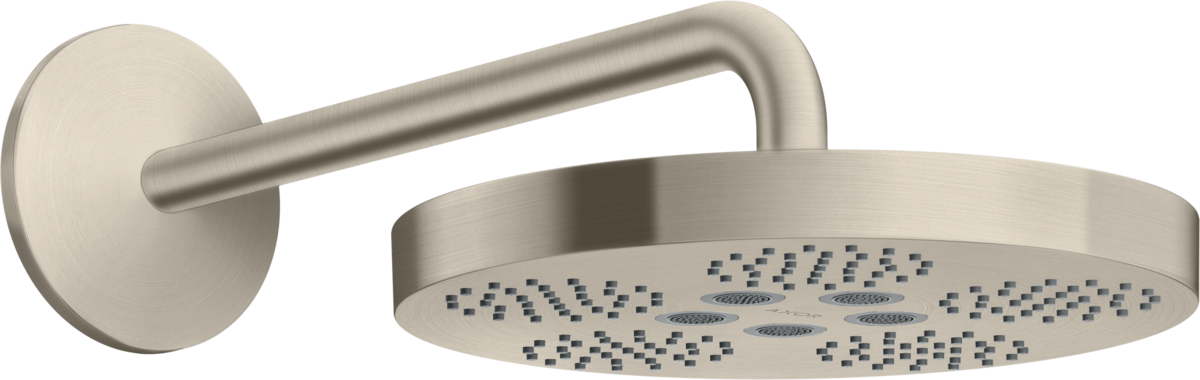HANSGROHE AXOR One horní sprcha 280 1jet se sprchovým ramenem #48491820 - kartáčovaný nikl