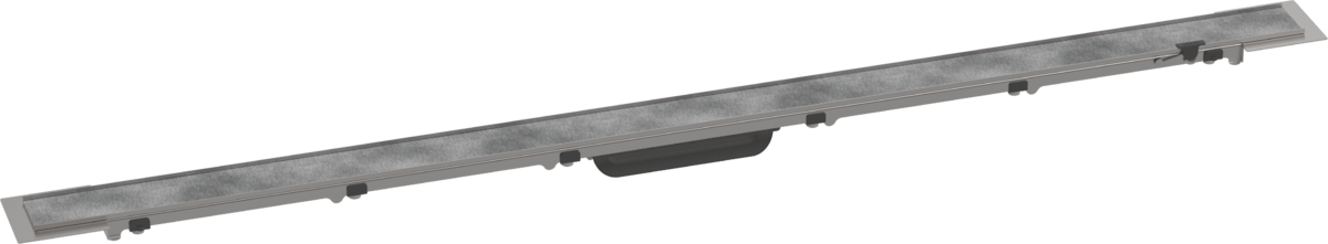 HANSGROHE RainDrain Rock Vrchní sada sprchového žlabu 1200, zkracovatelný, k položení dlažby 56034000