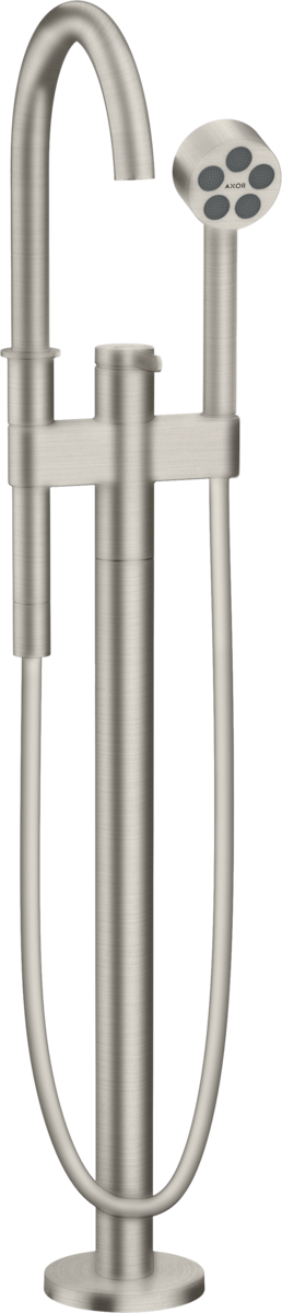 HANSGROHE AXOR Jedna jednopáková vanová baterie stojánková #48440800 - nerezová ocel Optic