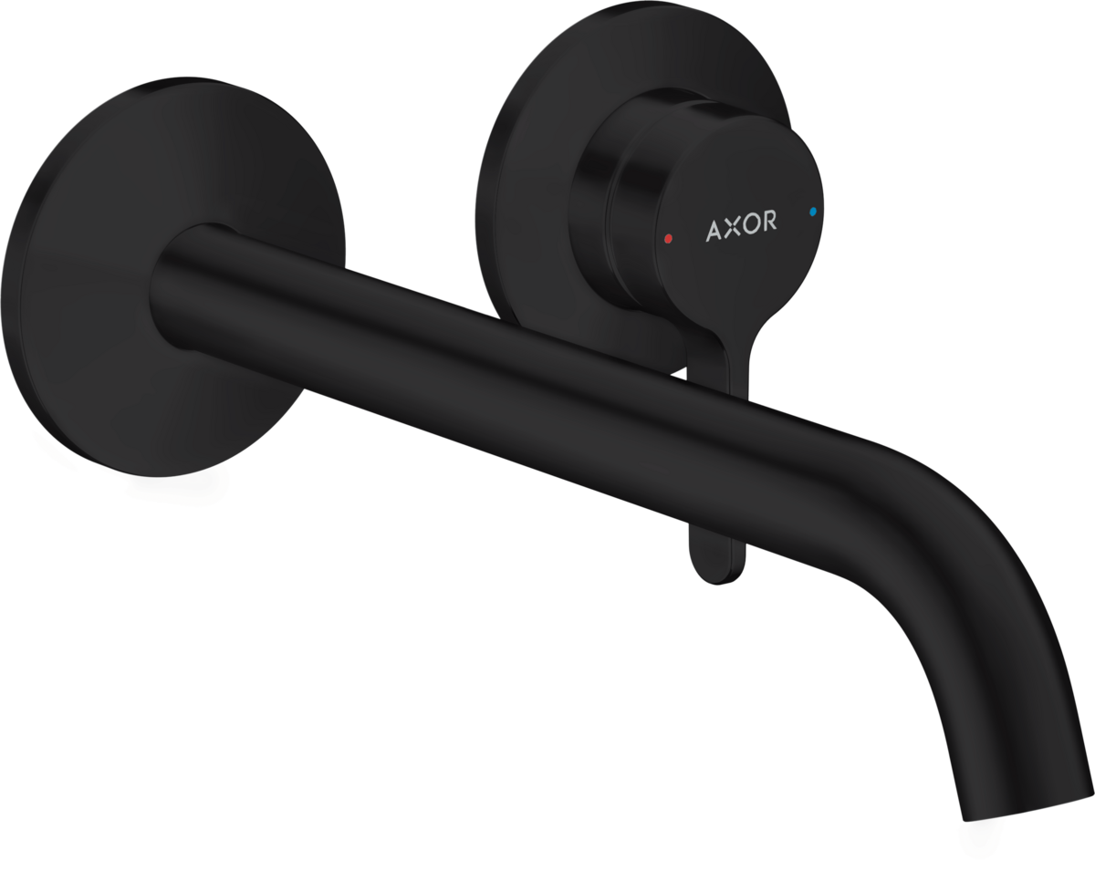 HANSGROHE AXOR One umyvadlová baterie pod omítku, 220mm #48120670 - černá mat