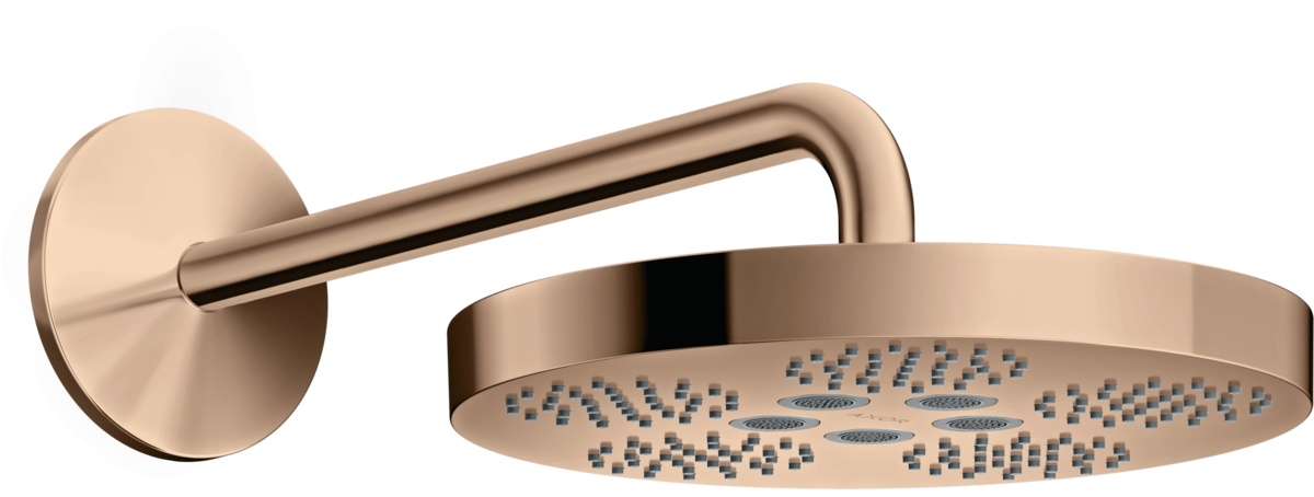 HANSGROHE AXOR One hlavová sprcha 280 1jet s ramenem #48491300 - Polished Red Gold