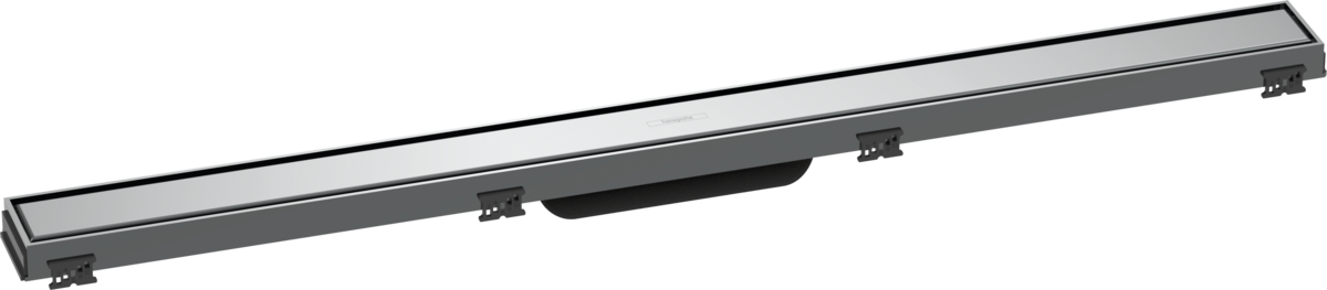 HANSGROHE RainDrain Match prefabrikovaná sada sprchového žlabu 900 s výškově nastavitelným rámem #56040000 - chrom
